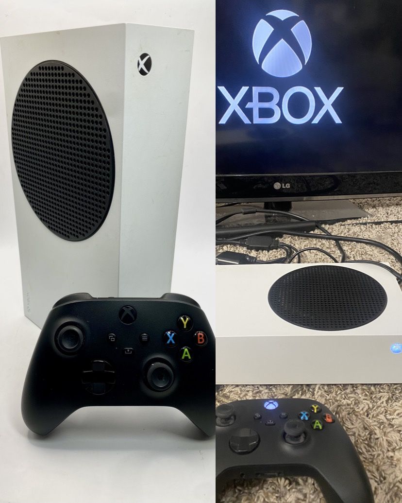 Microsoft Xbox Series S 512GB Console - White W Controller Wires Tested Genuine
