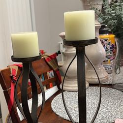 Iron Candle Holders 