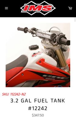 IMS Fuel Desert Tank 3.2 Gallon Fits Honda CRF450X