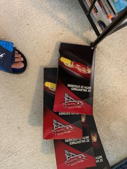 Valintines items and Pencils and tattoo thumb stickersAnd thumb war thing