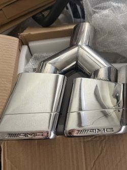 New Mercedes Benz AMG E CLS W218 W212 E63 CLS550 Exhaust Tip Tail Pipe Muffler