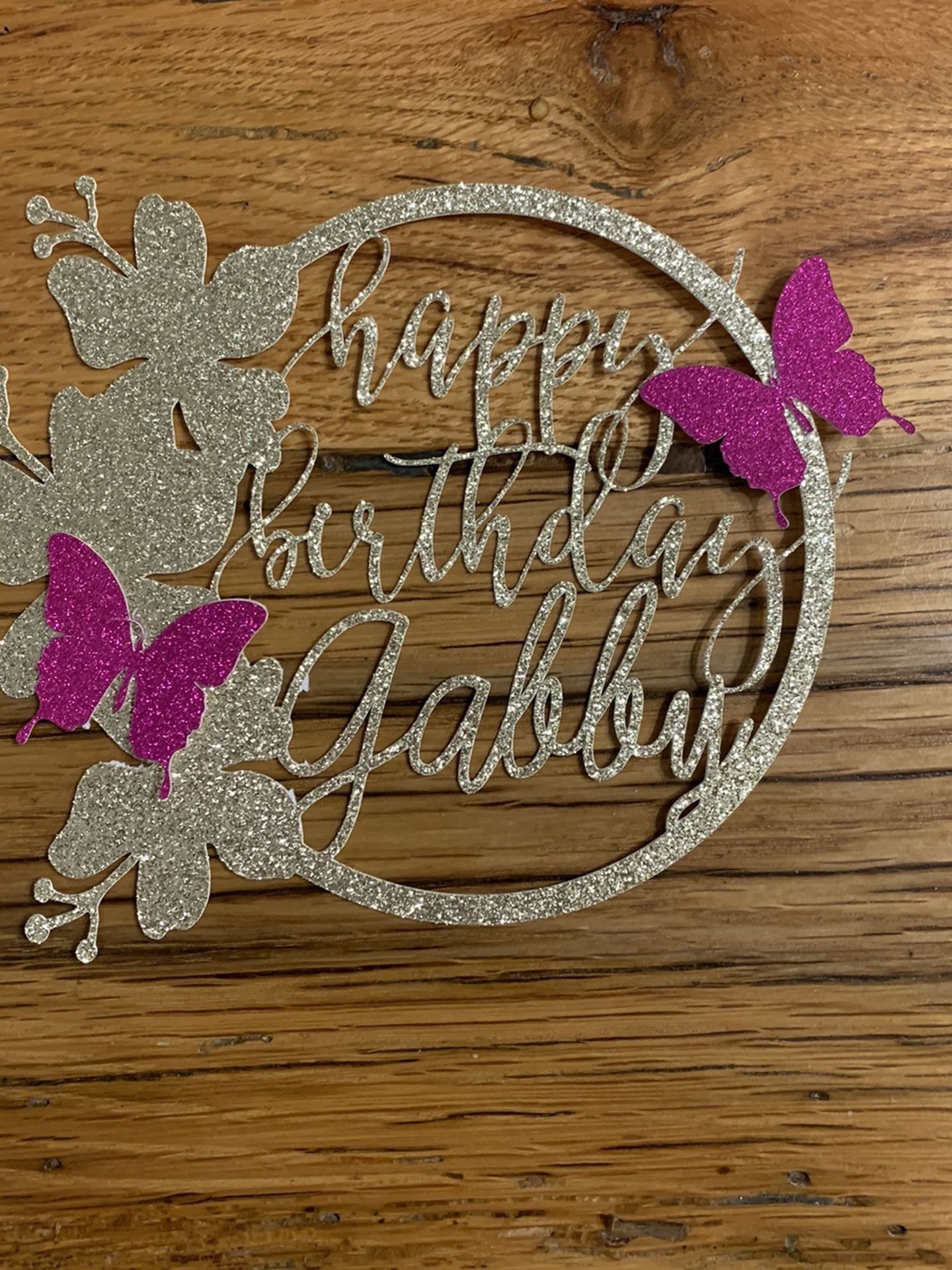 Birthday Cake Topper