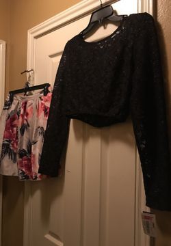 2 piece party dress