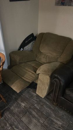 Oversized Fabric Recliner Chair