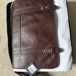 Fossil Leather Computer Bag 