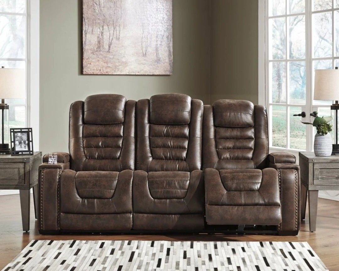 Game Zone Bark Power Reclining Sofa