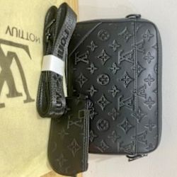 New Duo Messenger Bag Monogram Embossed 
