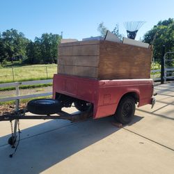 Truck bed trailer
