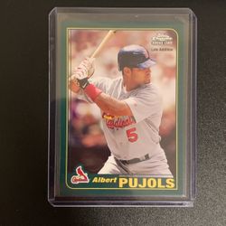 2006 Topps Baseball Albert Pujols RC Late Addition