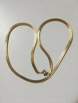 Brand new necklace Gold over silver