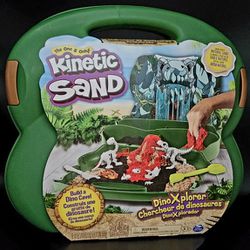 New, Sealed, Dino Xplorer Kinetic Sand Playset