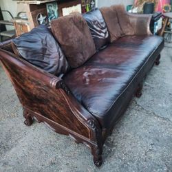 Leather Sofa N Recliner Chair