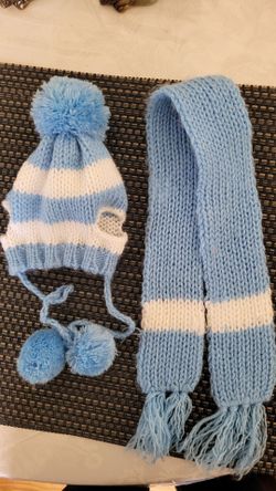 Doggie hat and scarf