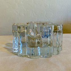 vintage mid century modern bel mondo glass tea warmer