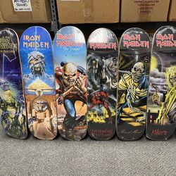 IRON MAIDEN x ZERO SKATEBOARD DECKS