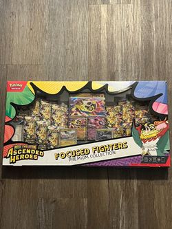 Ascended Heroes Focused Fighters Premium Collection Sam’s Club Exclusive! SEALED