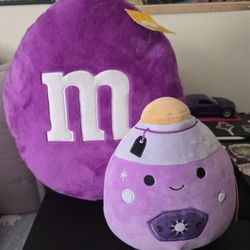 Purple Plush Pillows