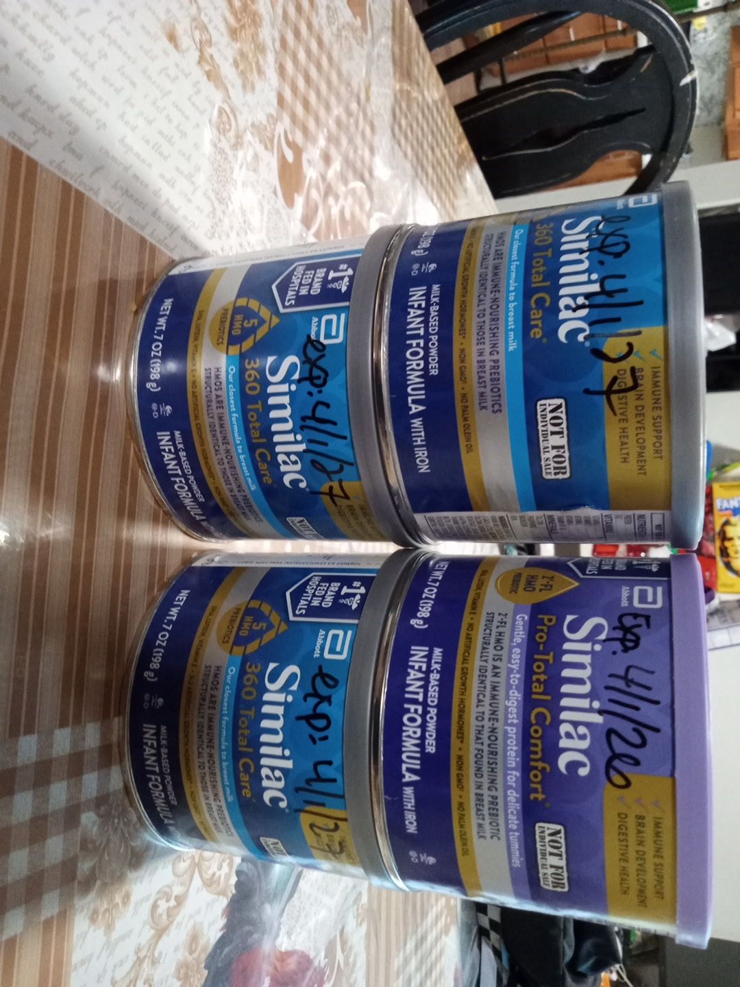 Similac Baby Formula 4 Cans 