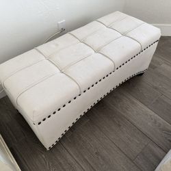 Cute Fabric Bench