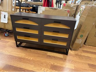 6 Drawer Double Dresser for Bedroom
