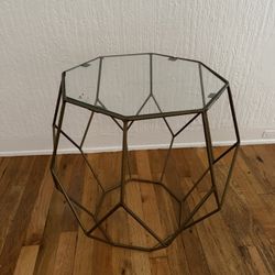 World Market geometrical side table