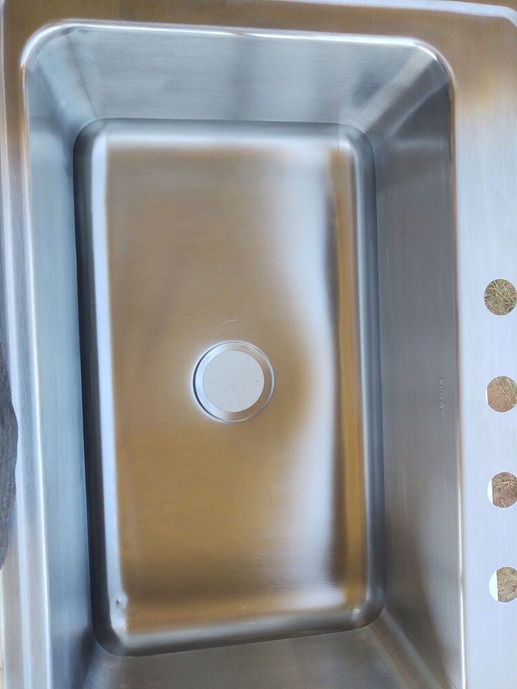 ELKAY LUSTERTONE Drop In Stainless 33 in. Single Bowl Sink DLRS(contact info removed)