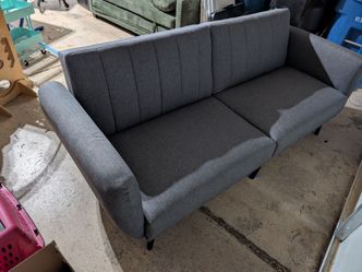 Yaheetech Sofa Bed Foldable
Convertible Sleeper Bed Sofa-Gray