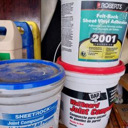 Joint Compound, Sheet Vinyl Adhesive, And Wallboard Joint Compound