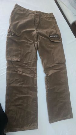 Daily Paper brown cargo pants, size M.