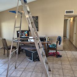 Werner Ladders 8' Aluminum And 16' Fiberglass 