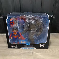 McFarlane Superman Godzilla DC multiverse