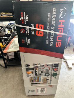 Husky Garage Storage System Kit – 59 Piece – New in Box