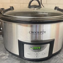 Large Crock-Pot Slow Cooker 6QT – Used Few Times – Works Great