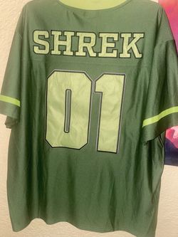Dreamworks SHREK BL Exclusive Football Jersey (Size Large) NWT