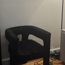 2 Velvet Modern Chairs