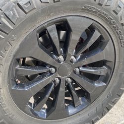 FORD F150 20 INCH RIMS AND TIRES FOR TRADE