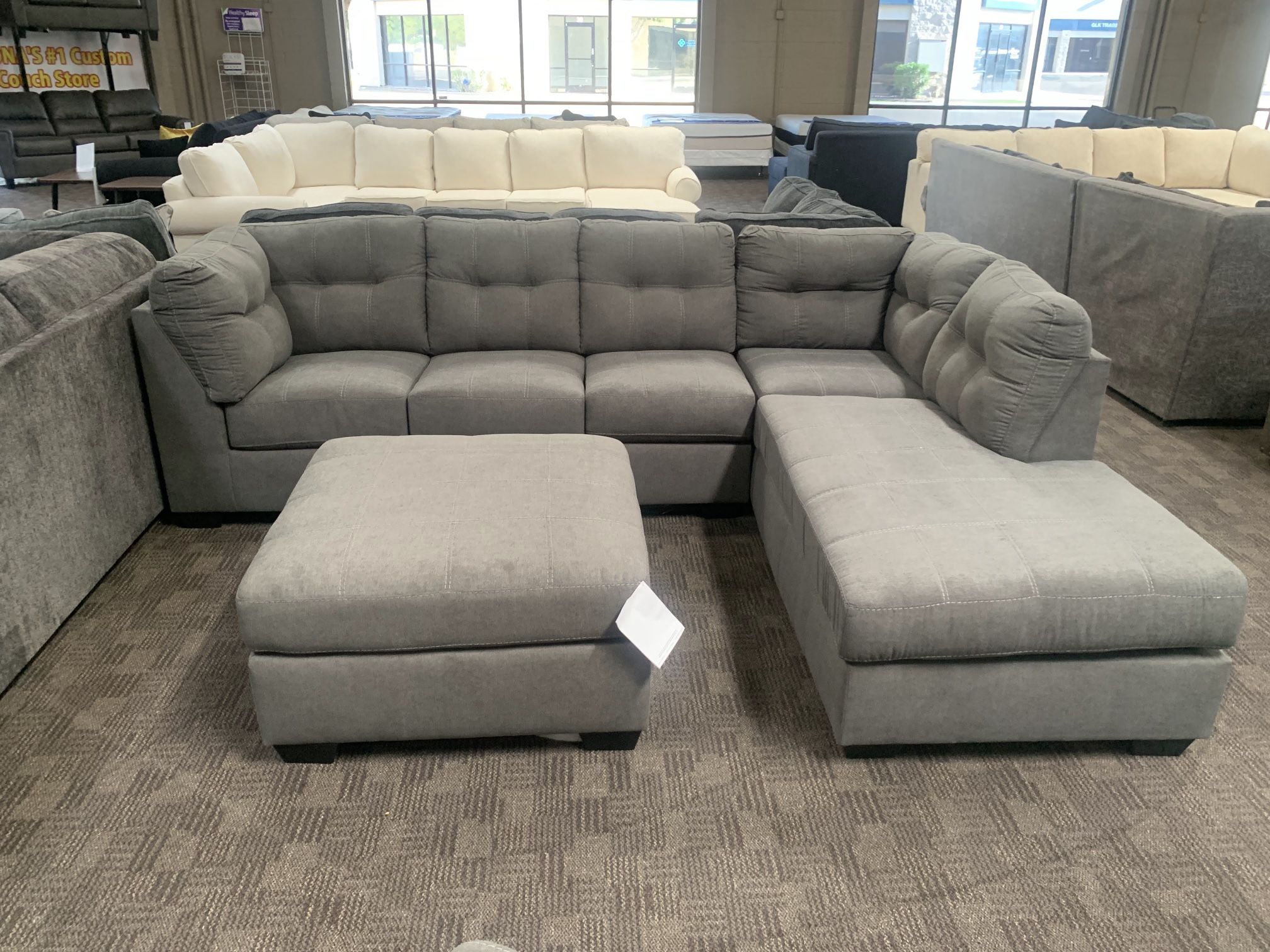 Grey Sectional Sofa 