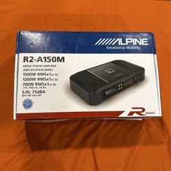 Alpine Amplifier R2-A150M