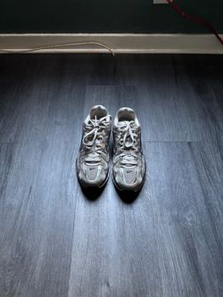 Nike P6000 Silver Metallic Low-Top Sneakers