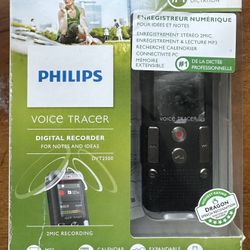 Philips DVT2500 MP3 Voice Tracer Digital Voice Audio Recorder   