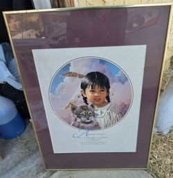 Framed art title: A Message of Peace