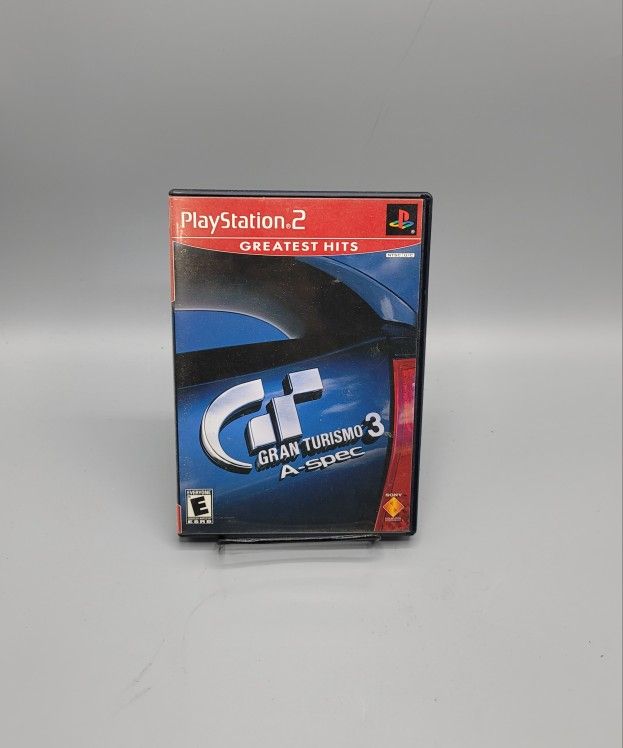 Gran Turismo 3 A-spec (Sony PlayStation 2) Manual Included