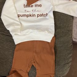 Baby Pumpkin Patch Outfit 