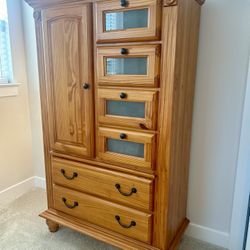 Armoire And Matching Night Stand 
