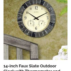 Acurite Outdoor Clock, Thermometer, And Humidity Reader