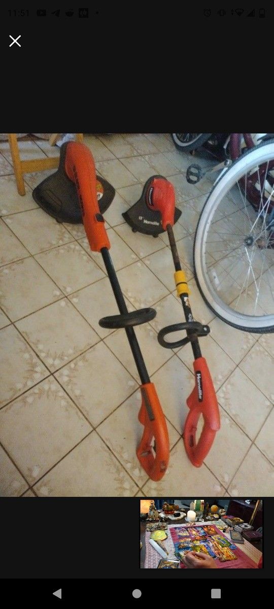 Choose An Electric âš¡ Weed Wacker $35 Each Both For $55