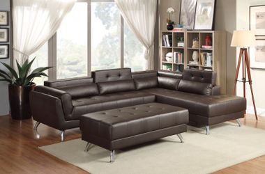 2pc sectional with ottoman