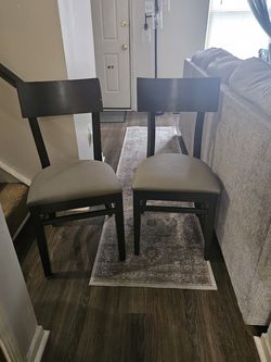 2 dinning chair (color espresso)