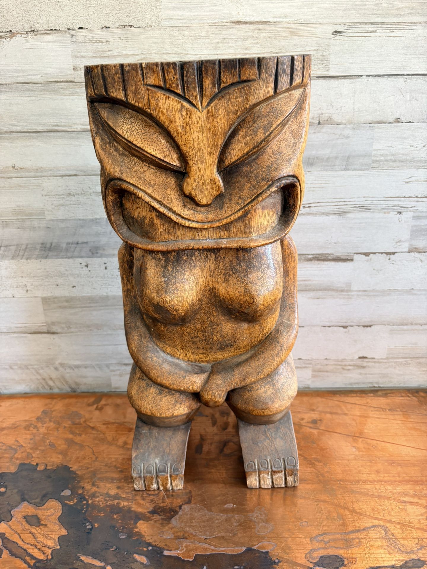 Tiki Vintage Statue Wooden