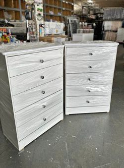2 Five Drawers Dresser